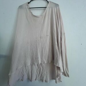 Urban outfitters over the shoulder cream sweater